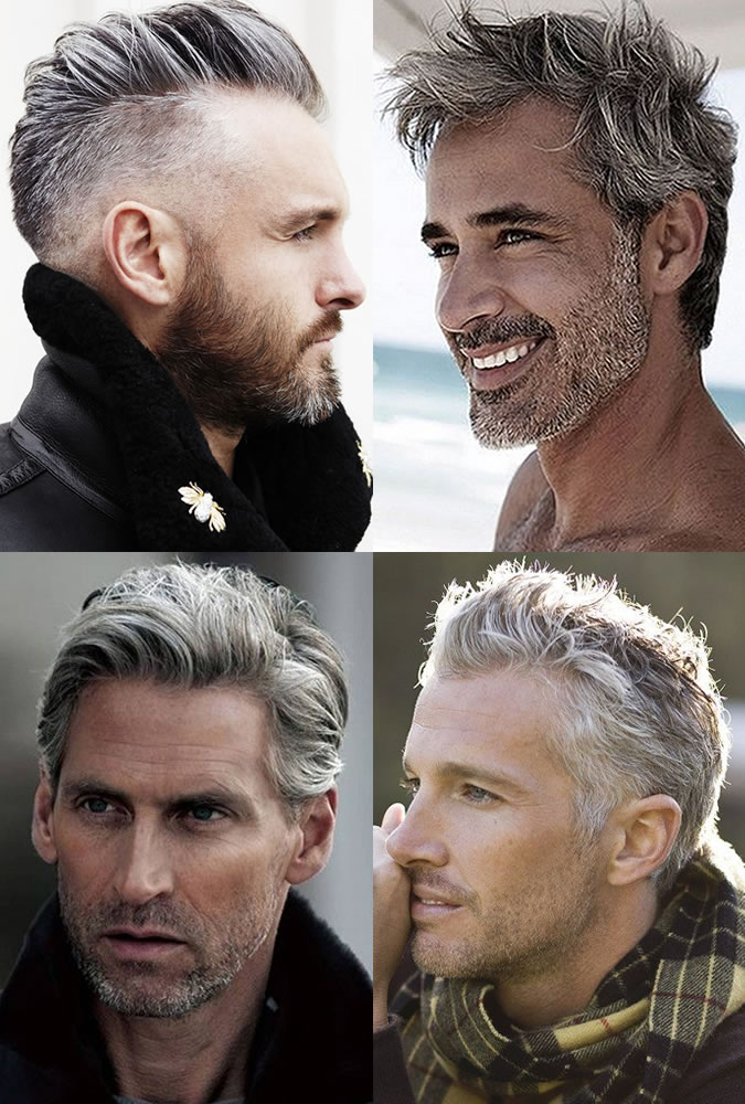 Какие цвета подходят мужчинам с седыми волосами