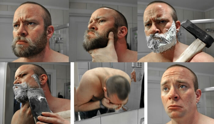 Як голити бороду