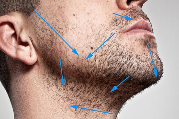 Як має рухатися бритва