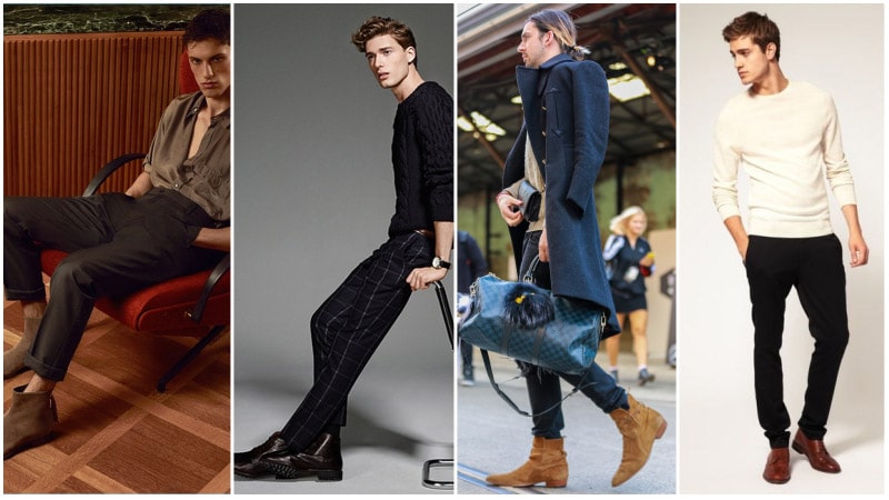 Черные брюки и коричневая обувь - как их носить вместе