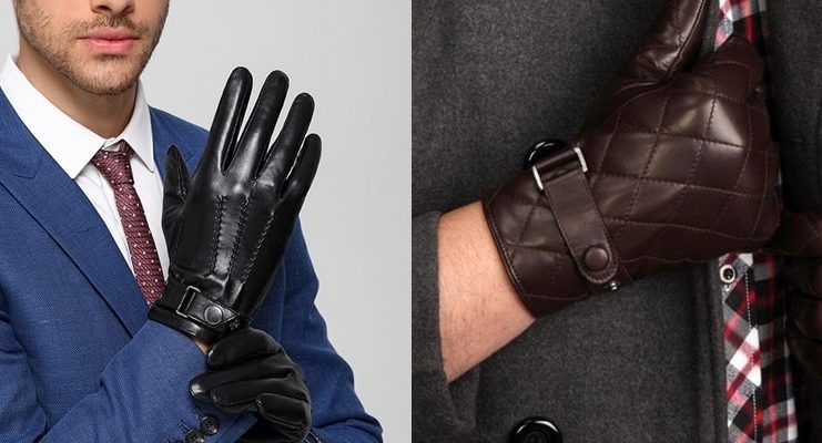 Чоловічі рукавички в стилі кежуал