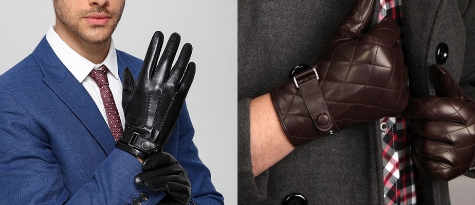 Чоловічі рукавички в стилі кежуал